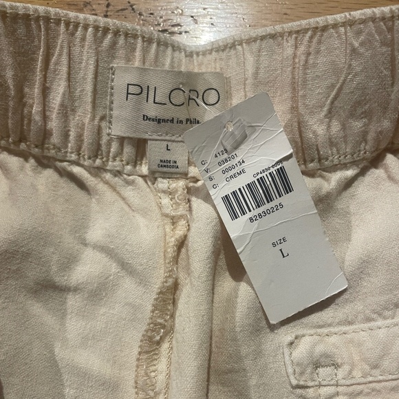 Brand New Pilcro Linen Drawstring Cropped Pants - Picture 12 of 15